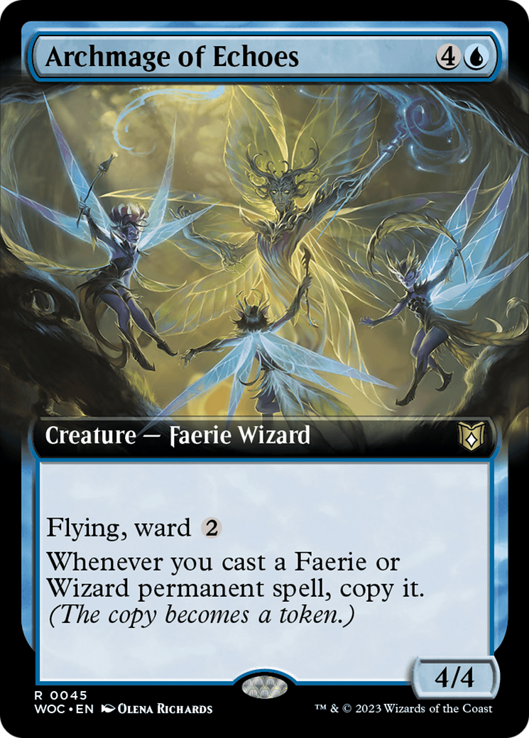 Archmage of Echoes (Extended Art) [Wilds of Eldraine Commander] | Jomio and Rueliete's Cards and Comics