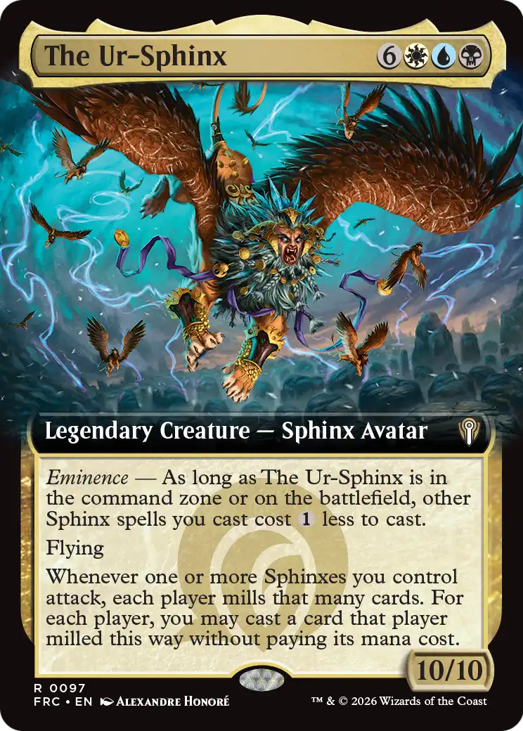 The Ur-Sphinx (Extended Art) [Reality Fracture Commander] | Jomio and Rueliete's Cards and Comics