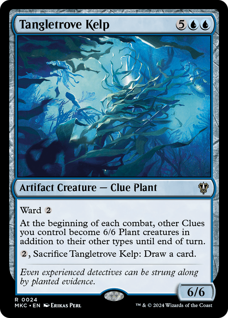 Tangletrove Kelp [Murders at Karlov Manor Commander] | Jomio and Rueliete's Cards and Comics