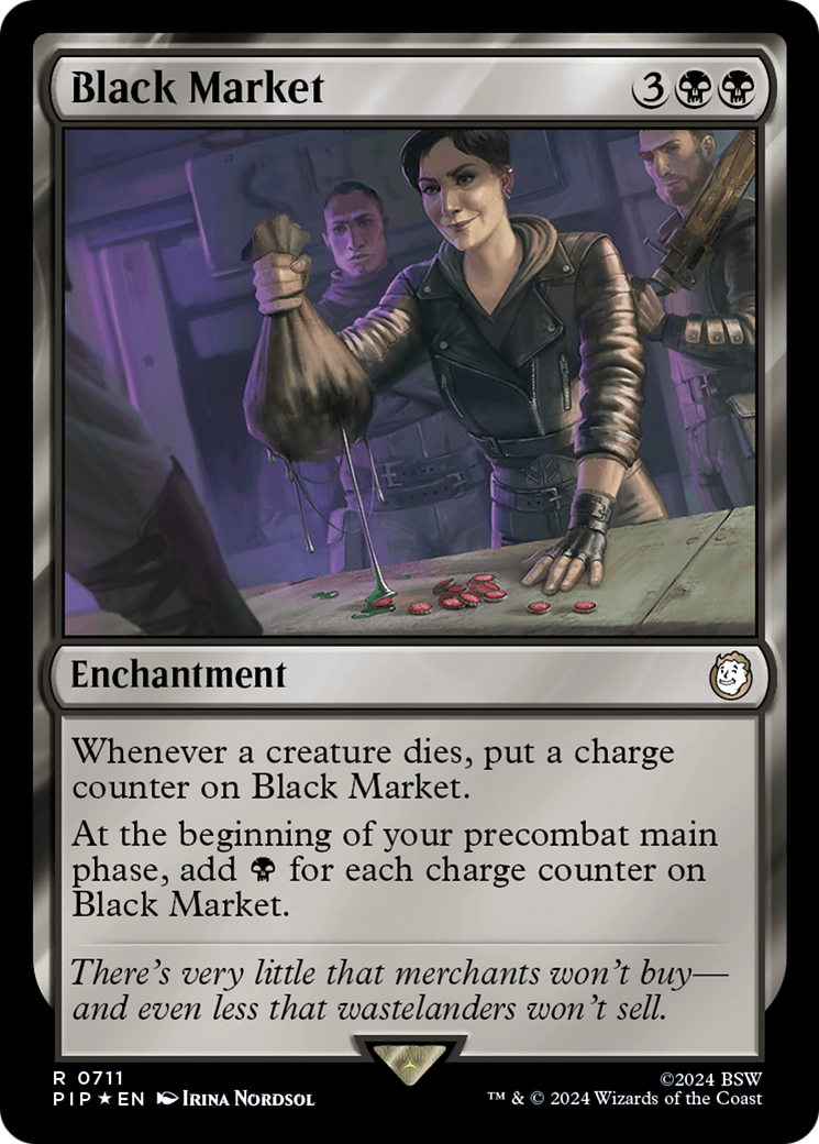 Black Market (Surge Foil) [Fallout] | Jomio and Rueliete's Cards and Comics