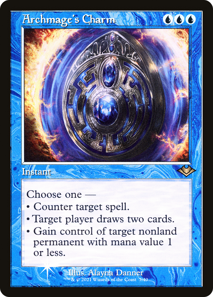 Archmage's Charm (Retro Foil Etched) [Modern Horizons] | Jomio and Rueliete's Cards and Comics