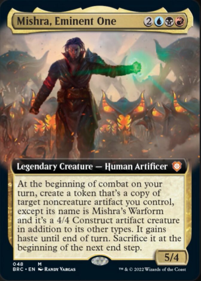 Mishra, Eminent One (Extended Art) [The Brothers' War Commander] | Jomio and Rueliete's Cards and Comics