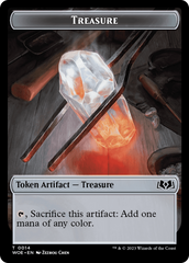 Treasure // Food (0013) Double-Sided Token [Wilds of Eldraine Tokens] | Jomio and Rueliete's Cards and Comics
