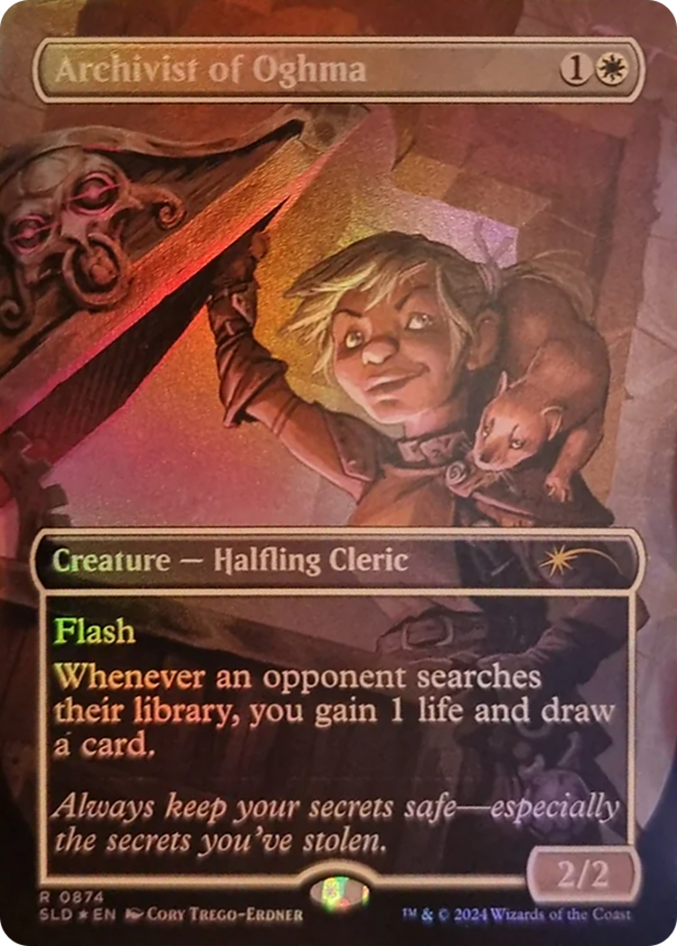 Archivist of Oghma (Rainbow Foil) [Secret Lair Drop Series] | Jomio and Rueliete's Cards and Comics
