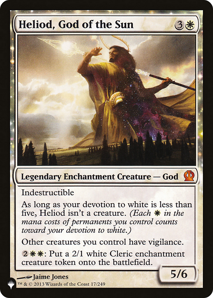 Heliod, God of the Sun [The List] | Jomio and Rueliete's Cards and Comics