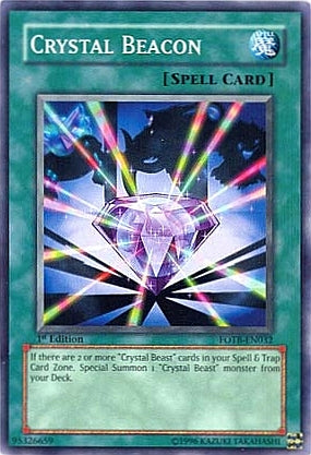 Crystal Beacon [FOTB-EN032] Common | Jomio and Rueliete's Cards and Comics