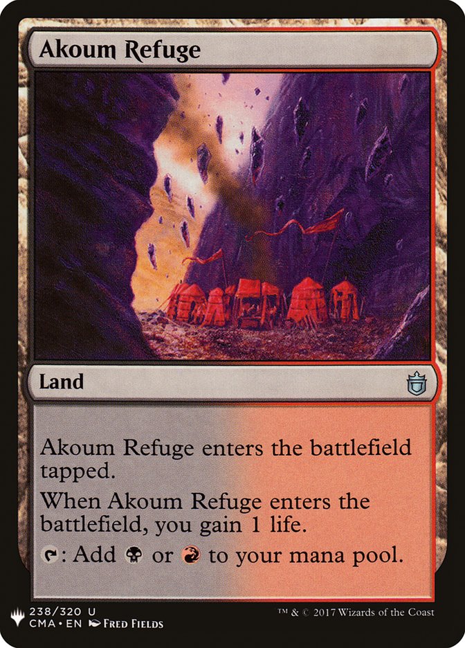 Akoum Refuge [Mystery Booster] | Jomio and Rueliete's Cards and Comics