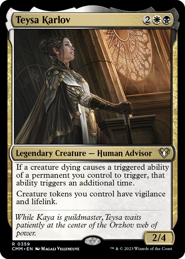 Teysa Karlov [Commander Masters] | Jomio and Rueliete's Cards and Comics