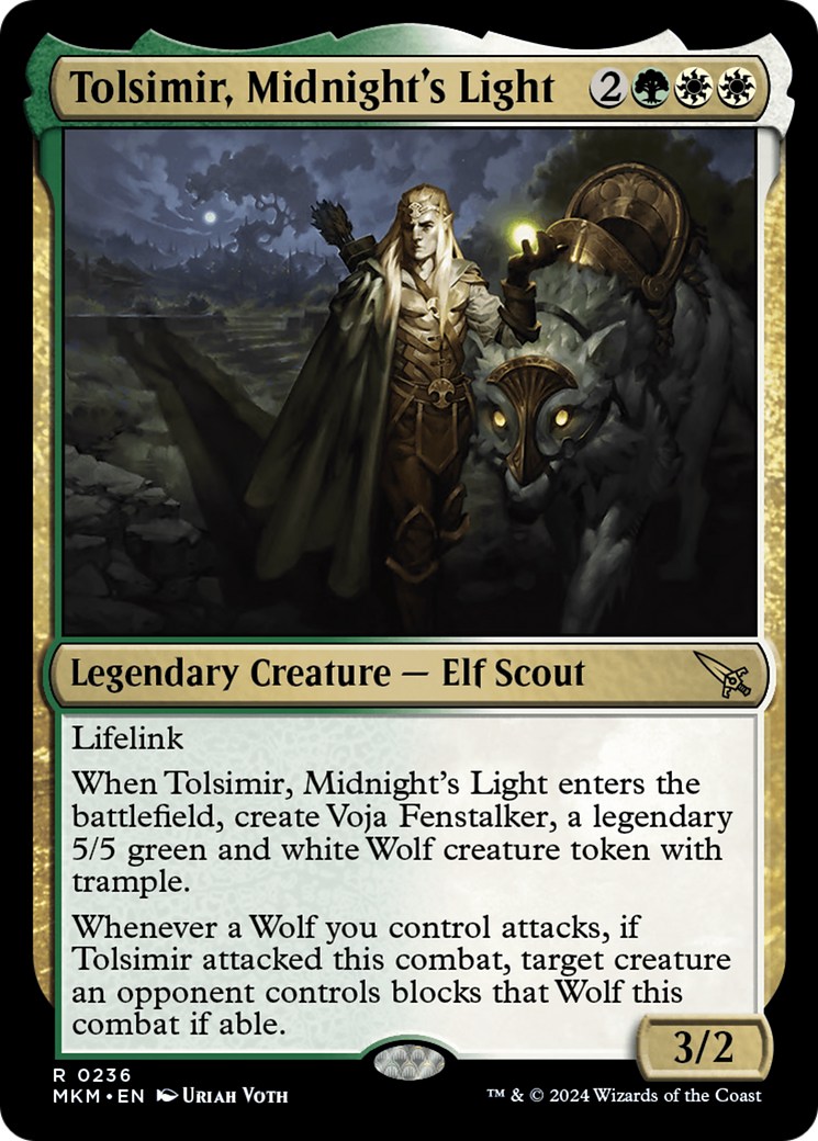 Tolsimir, Midnight's Light [Murders at Karlov Manor] | Jomio and Rueliete's Cards and Comics