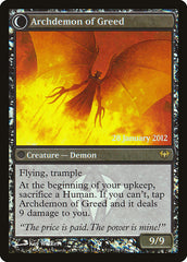 Ravenous Demon // Archdemon of Greed [Dark Ascension Prerelease Promos] | Jomio and Rueliete's Cards and Comics