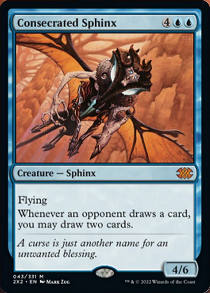 Consecrated Sphinx [Double Masters 2022] | Jomio and Rueliete's Cards and Comics