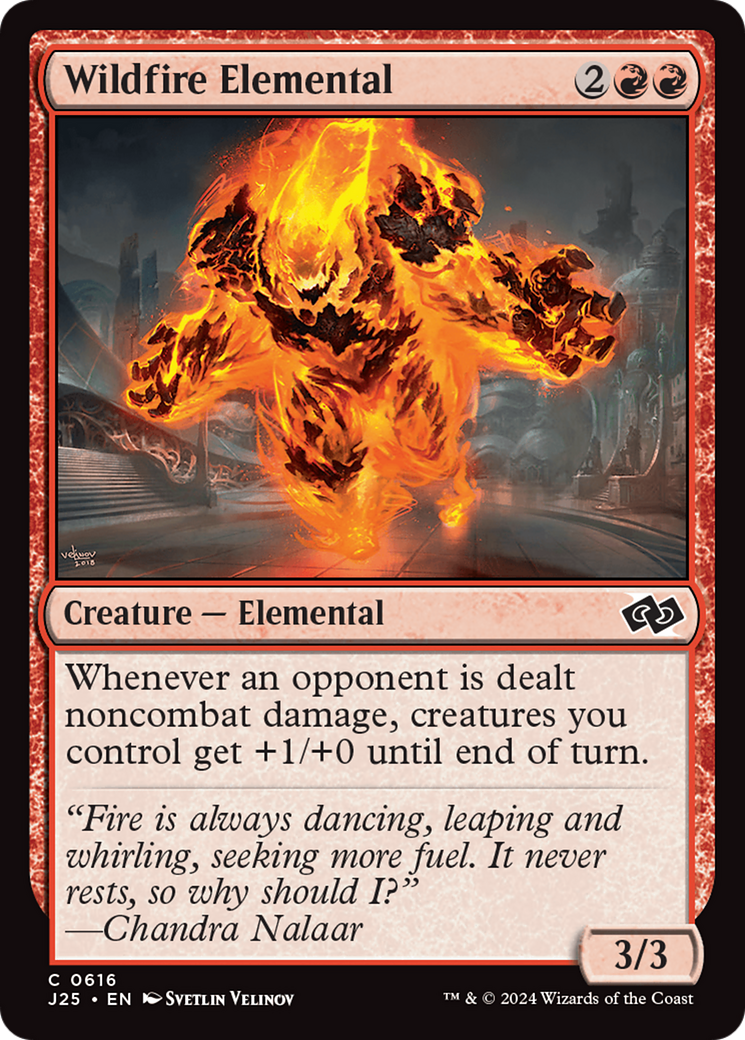 Wildfire Elemental [Foundations Jumpstart] | Jomio and Rueliete's Cards and Comics