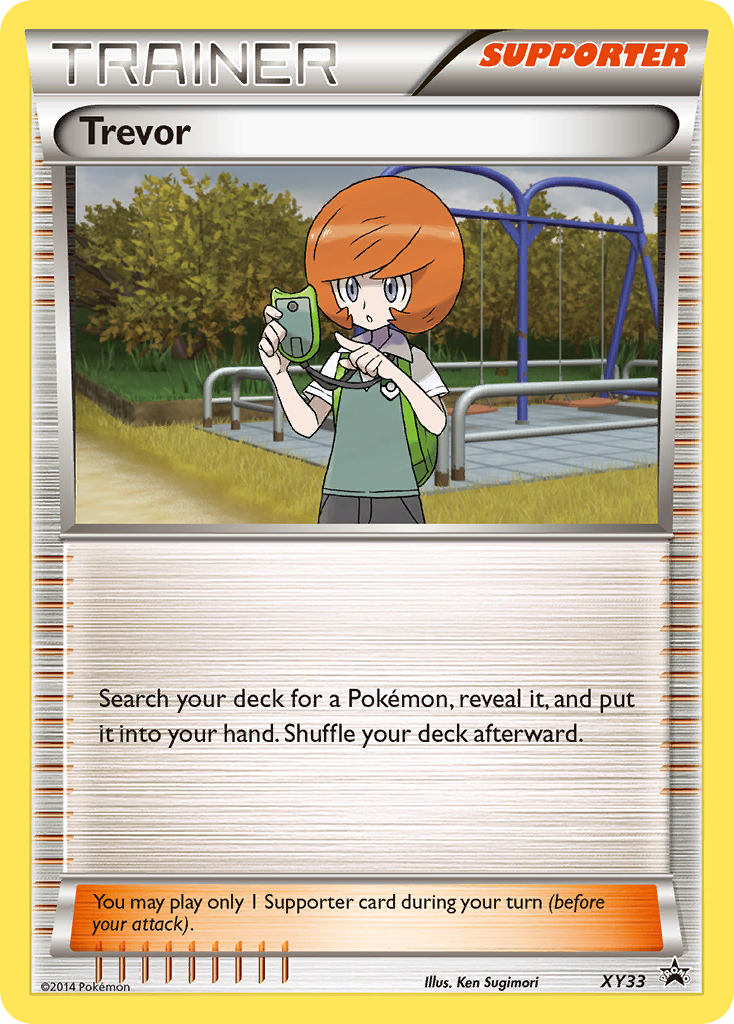 Trevor (XY33) [XY: Black Star Promos] | Jomio and Rueliete's Cards and Comics