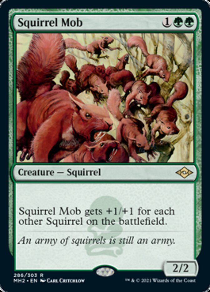 Squirrel Mob (Foil Etched) [Modern Horizons 2] | Jomio and Rueliete's Cards and Comics
