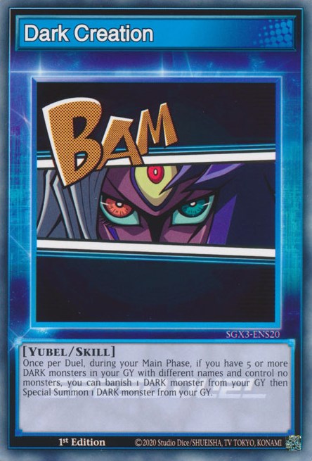 Dark Creation [SGX3-ENS20] Common | Jomio and Rueliete's Cards and Comics