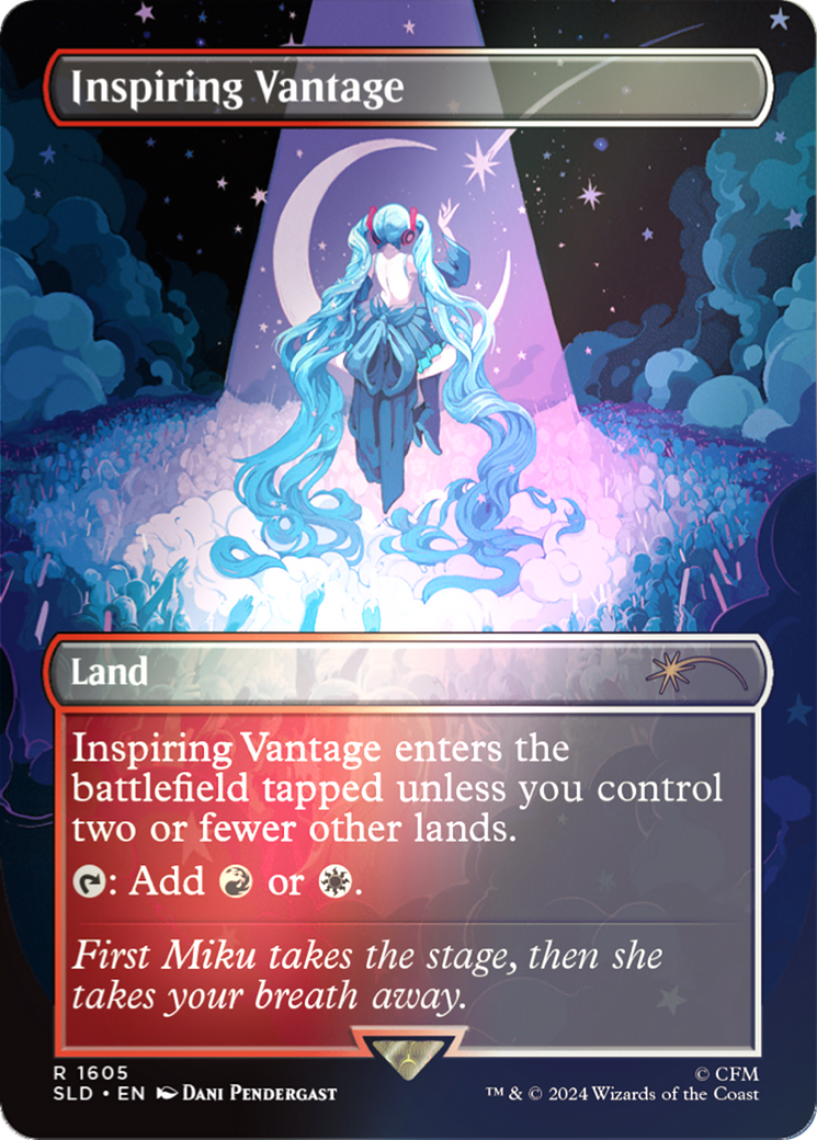 Inspiring Vantage (1605) (Rainbow Foil) [Secret Lair Drop Series] | Jomio and Rueliete's Cards and Comics