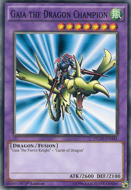 Gaia the Dragon Champion [YGLD-ENA41] Common | Jomio and Rueliete's Cards and Comics