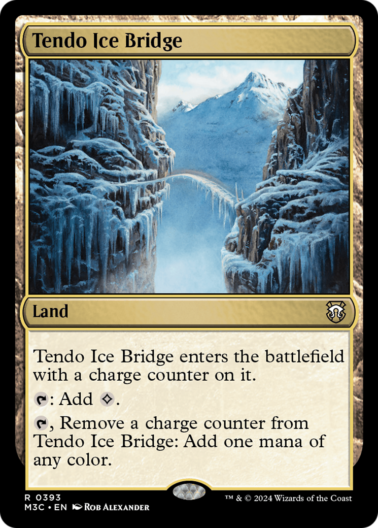 Tendo Ice Bridge (Ripple Foil) [Modern Horizons 3 Commander] | Jomio and Rueliete's Cards and Comics