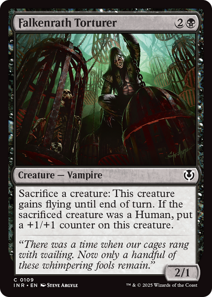 Falkenrath Torturer [Innistrad Remastered] | Jomio and Rueliete's Cards and Comics