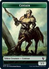 Centaur // Wolf Double-Sided Token [Innistrad: Midnight Hunt Commander Tokens] | Jomio and Rueliete's Cards and Comics