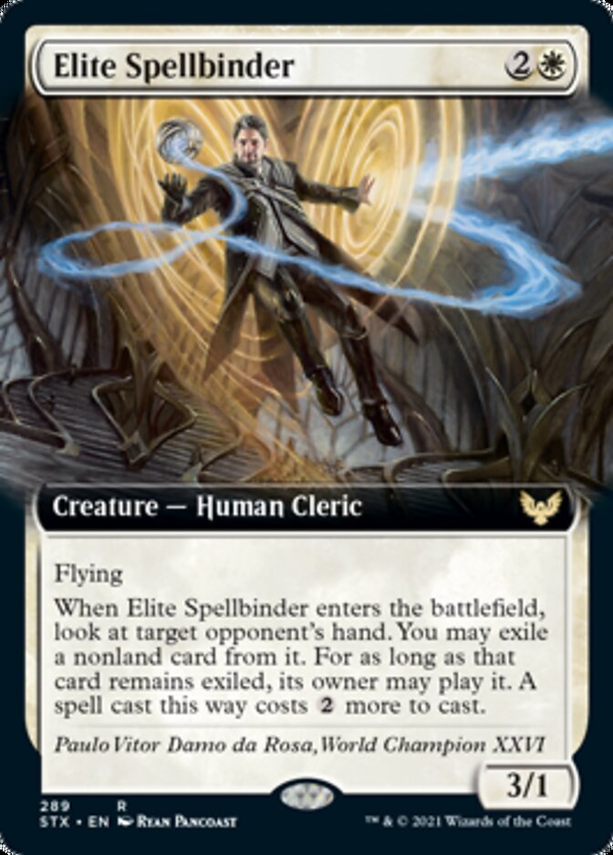 Elite Spellbinder (Extended Art) [Strixhaven: School of Mages] | Jomio and Rueliete's Cards and Comics