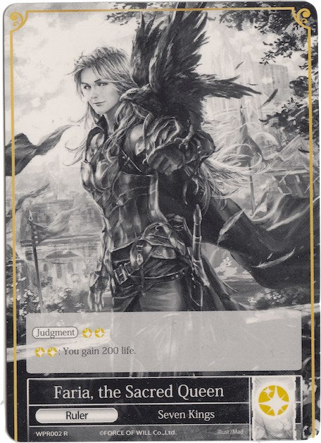 Faria, the Sacred Queen // Faria, the Ruler of God Sword (WPR002) [Promo Cards] | Jomio and Rueliete's Cards and Comics