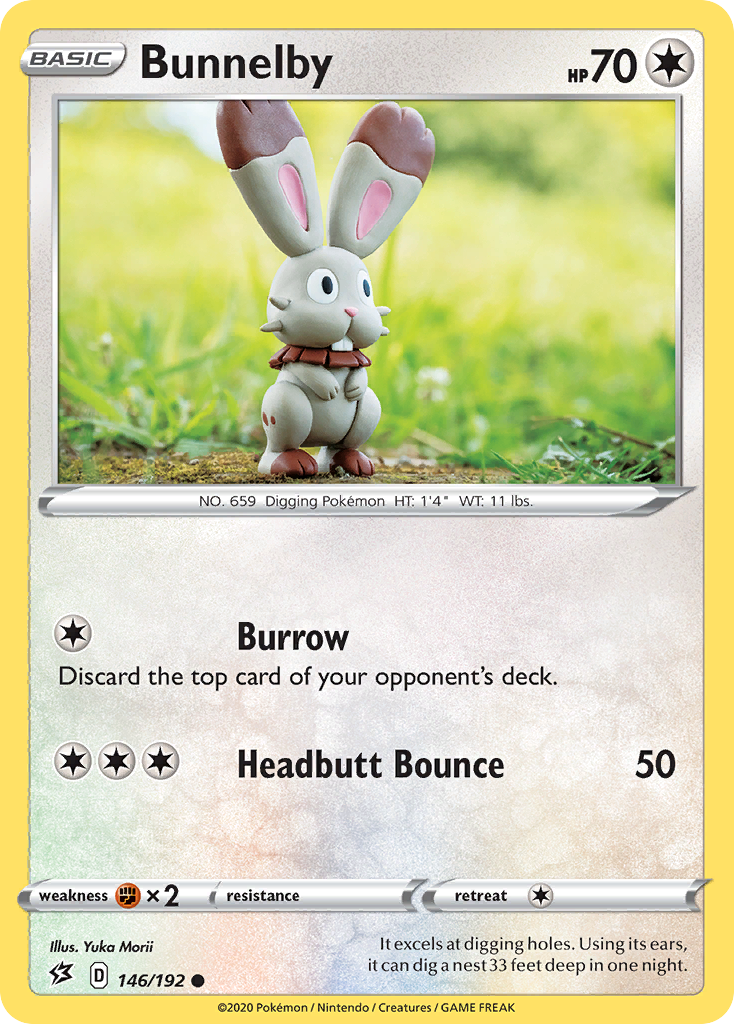 Bunnelby (146/192) [Sword & Shield: Rebel Clash] | Jomio and Rueliete's Cards and Comics