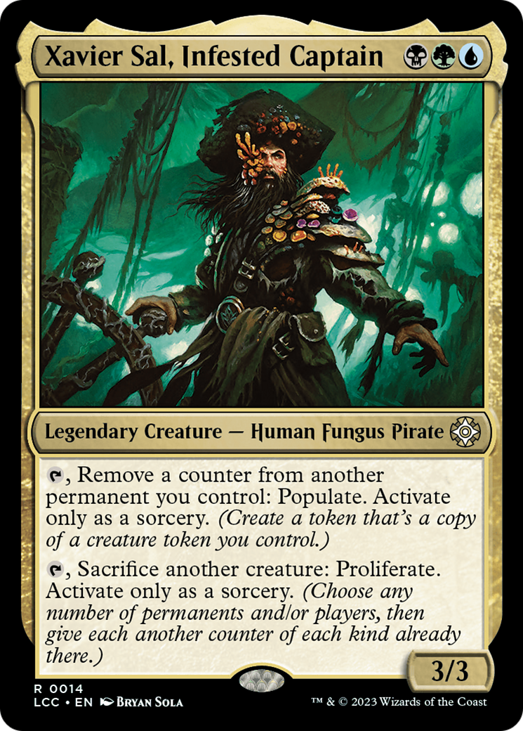 Xavier Sal, Infested Captain [The Lost Caverns of Ixalan Commander] | Jomio and Rueliete's Cards and Comics
