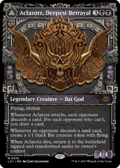 Aclazotz, Deepest Betrayal // Temple of the Dead (Showcase) [The Lost Caverns of Ixalan] | Jomio and Rueliete's Cards and Comics