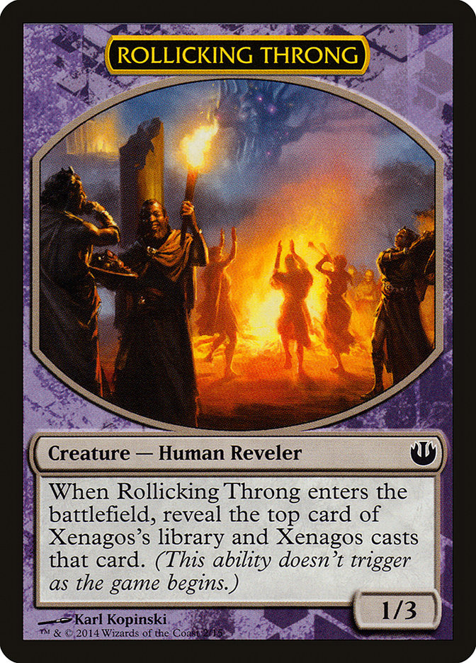 Rollicking Throng [Journey into Nyx Defeat a God] | Jomio and Rueliete's Cards and Comics