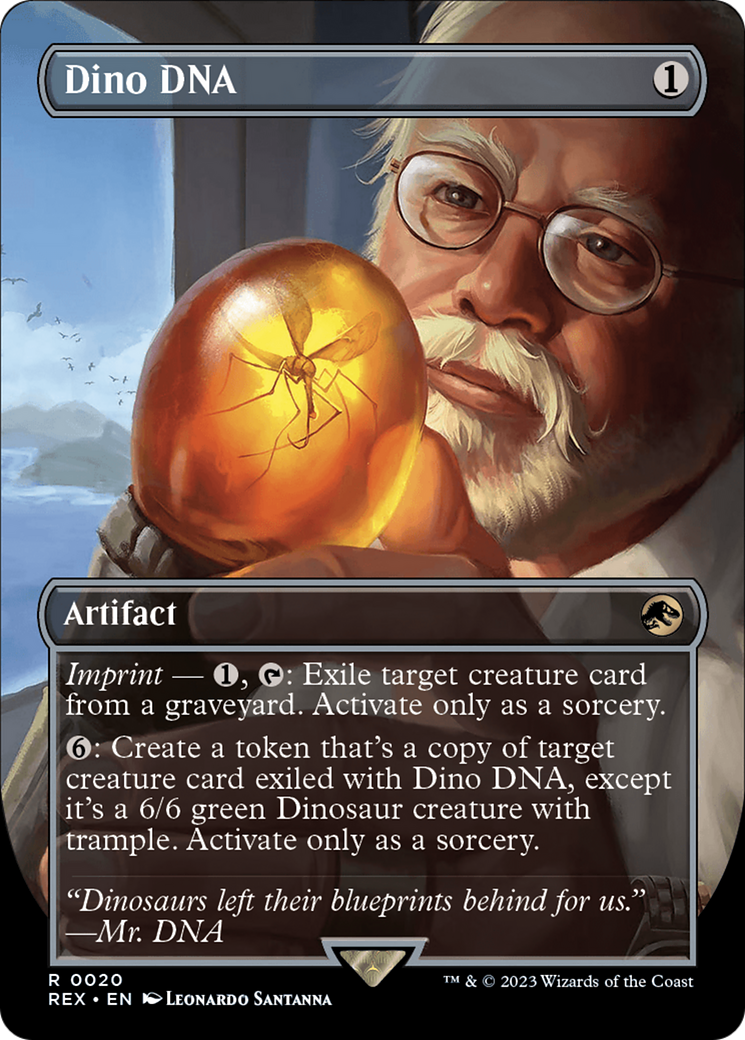 Dino DNA (Borderless) [Jurassic World Collection] | Jomio and Rueliete's Cards and Comics