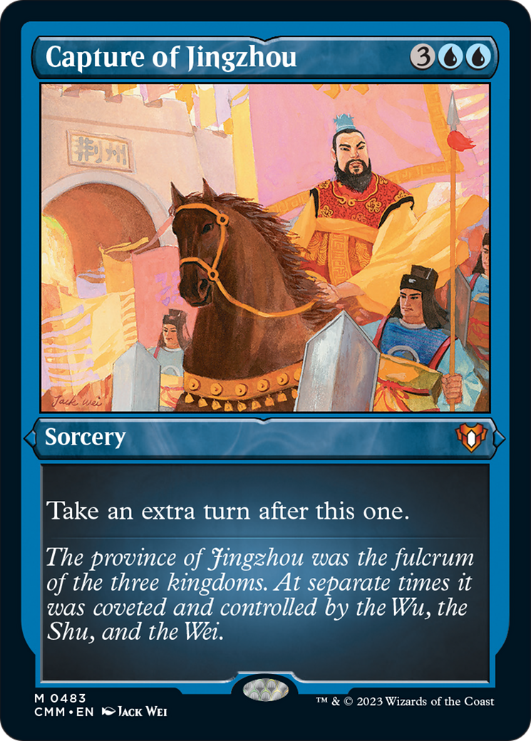 Capture of Jingzhou (Foil Etched) [Commander Masters] | Jomio and Rueliete's Cards and Comics