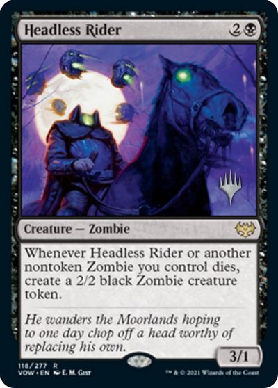 Headless Rider (Promo Pack) [Innistrad: Crimson Vow Promos] | Jomio and Rueliete's Cards and Comics