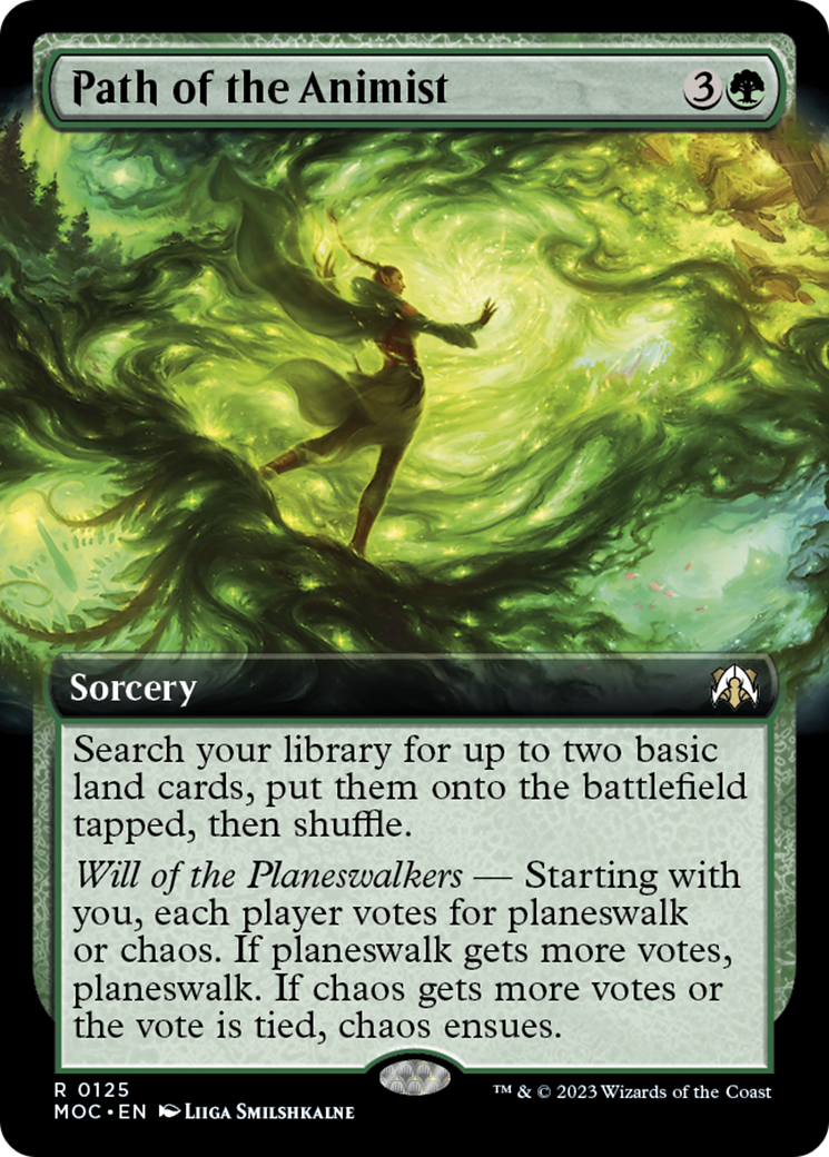 Path of the Animist (Extended Art) [March of the Machine Commander] | Jomio and Rueliete's Cards and Comics
