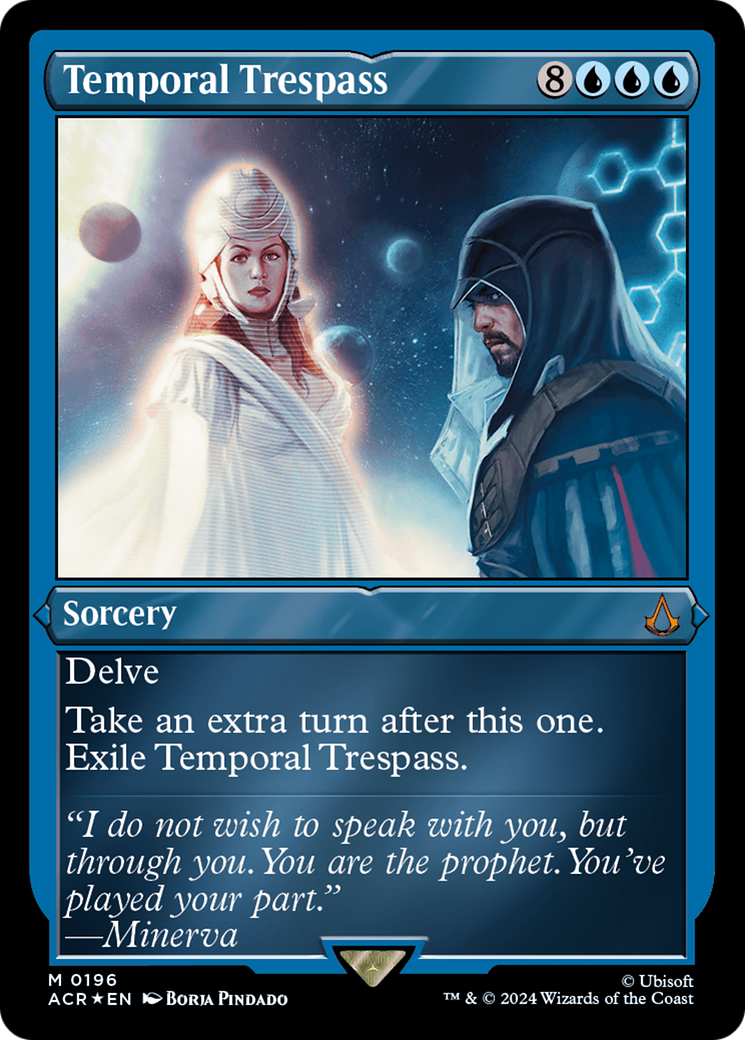 Temporal Trespass (Foil Etched) [Assassin's Creed] | Jomio and Rueliete's Cards and Comics