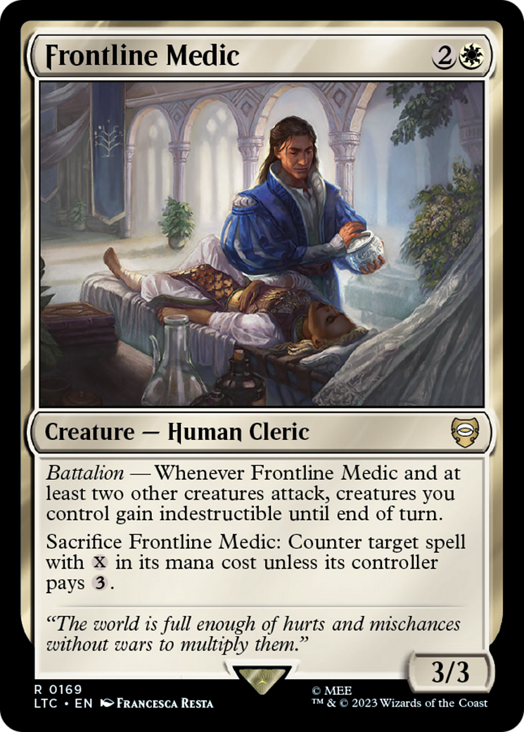 Frontline Medic [The Lord of the Rings: Tales of Middle-Earth Commander] | Jomio and Rueliete's Cards and Comics