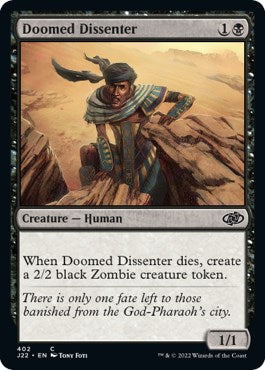 Doomed Dissenter [Jumpstart 2022] | Jomio and Rueliete's Cards and Comics