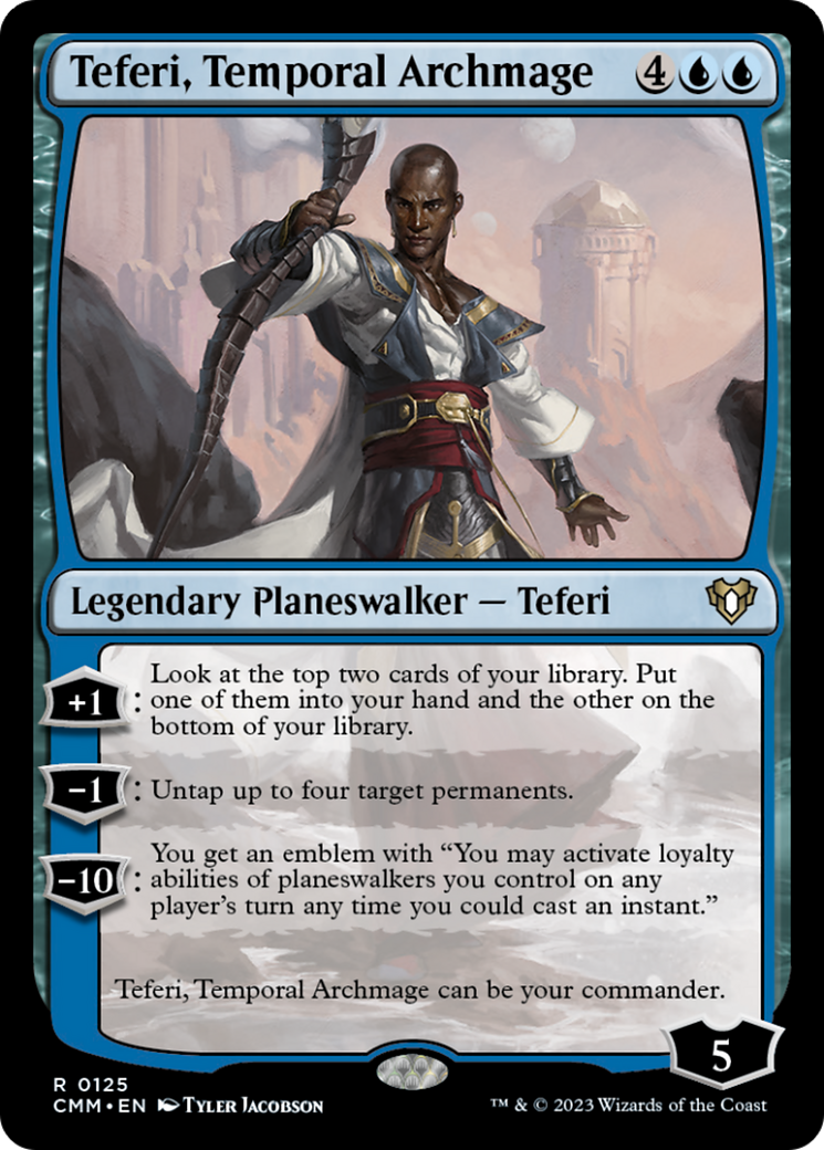 Teferi, Temporal Archmage [Commander Masters] | Jomio and Rueliete's Cards and Comics