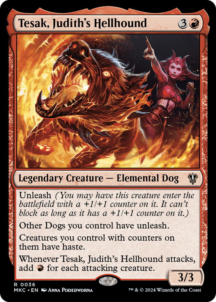 Tesak, Judith's Hellhound [Murders at Karlov Manor Commander] | Jomio and Rueliete's Cards and Comics