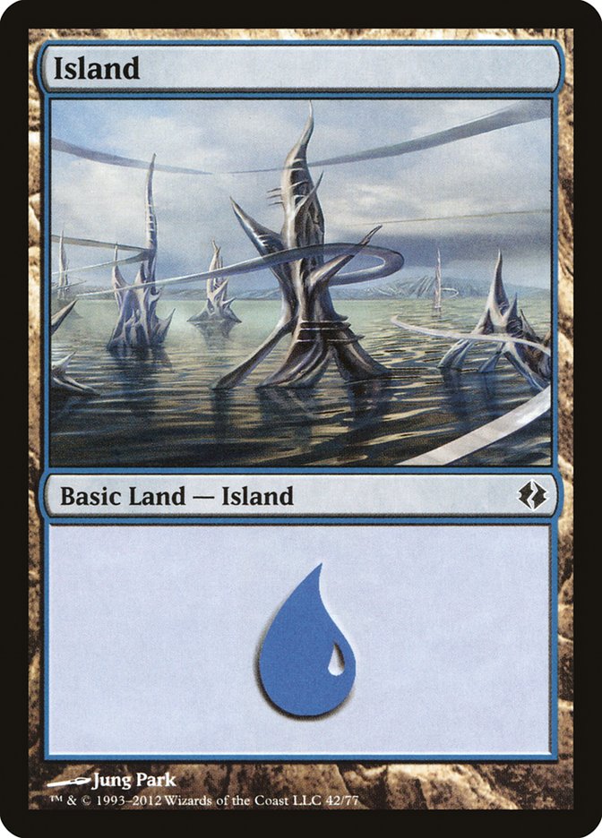 Island (42) [Duel Decks: Venser vs. Koth] | Jomio and Rueliete's Cards and Comics