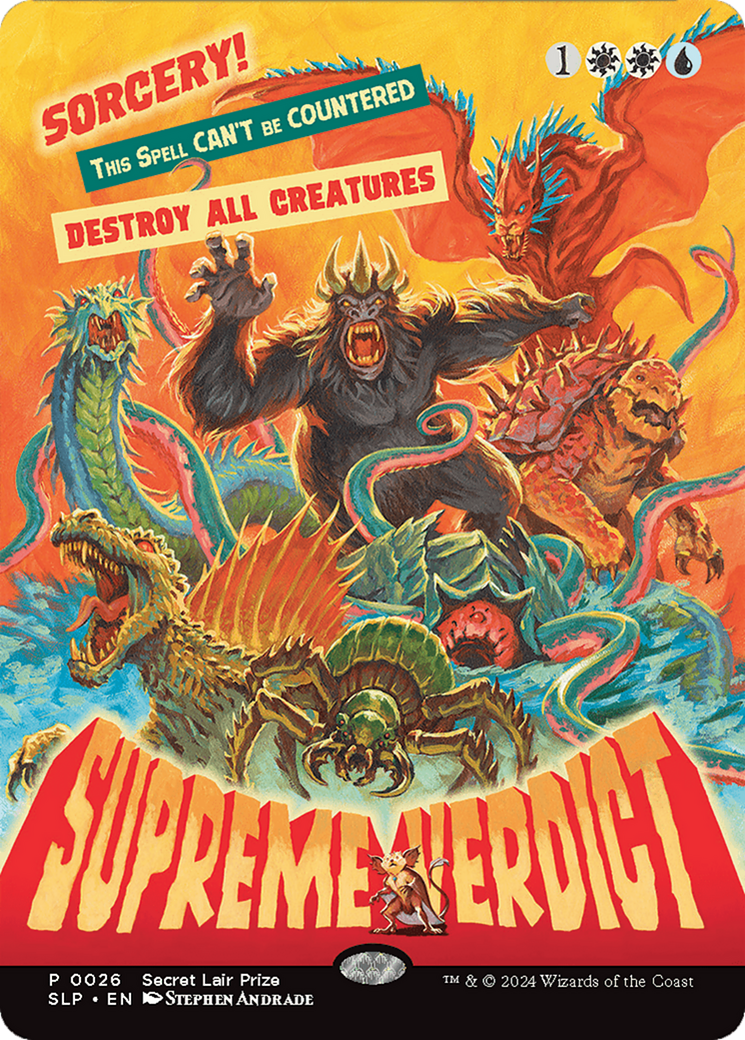 Supreme Verdict [Secret Lair Showdown] | Jomio and Rueliete's Cards and Comics