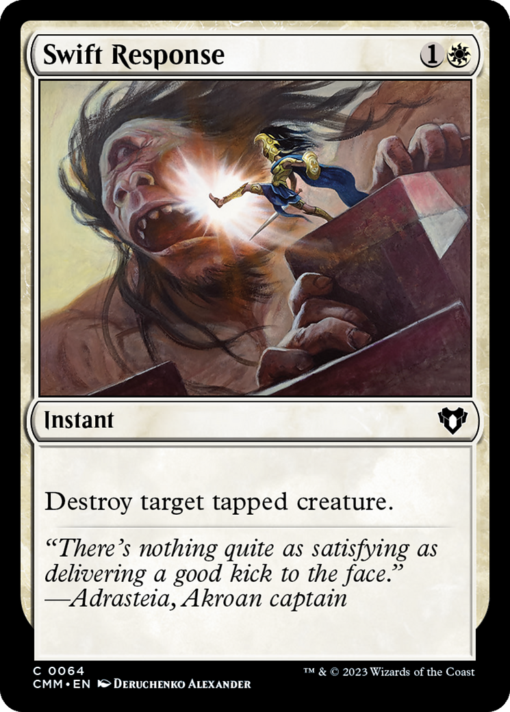 Swift Response [Commander Masters] | Jomio and Rueliete's Cards and Comics