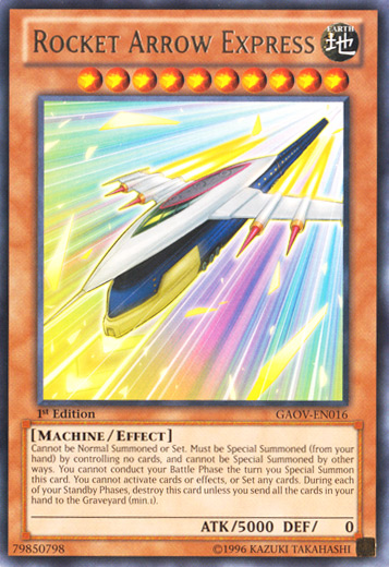 Rocket Arrow Express [GAOV-EN016] Rare | Jomio and Rueliete's Cards and Comics