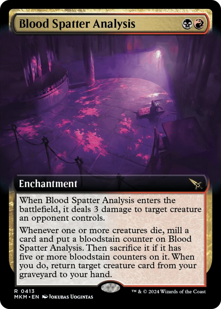 Blood Spatter Analysis (Extended Art) [Murders at Karlov Manor] | Jomio and Rueliete's Cards and Comics