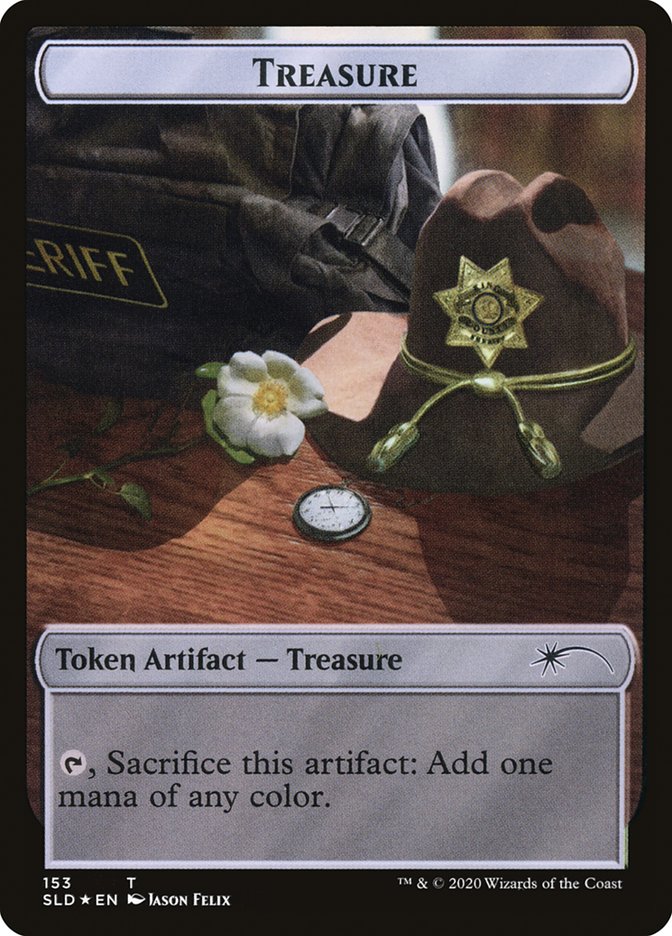 Treasure // Walker (148) Double-Sided Token [Secret Lair Drop Series] | Jomio and Rueliete's Cards and Comics