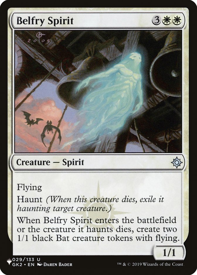 Belfry Spirit [The List] | Jomio and Rueliete's Cards and Comics