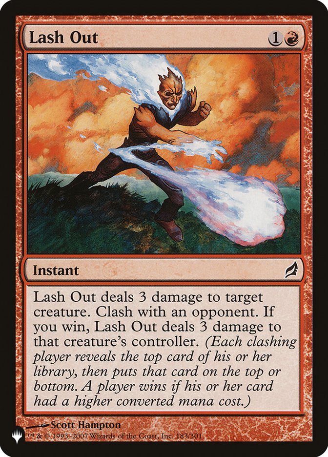 Lash Out [The List] | Jomio and Rueliete's Cards and Comics