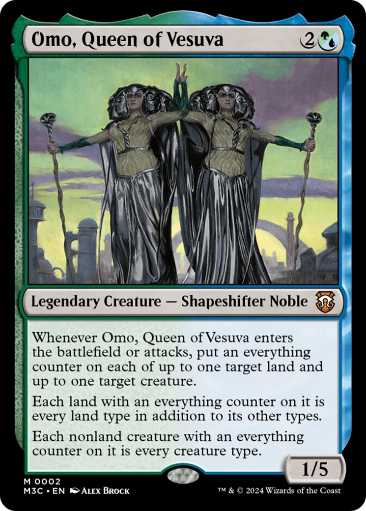 Omo, Queen of Vesuva [Modern Horizons 3 Commander] | Jomio and Rueliete's Cards and Comics