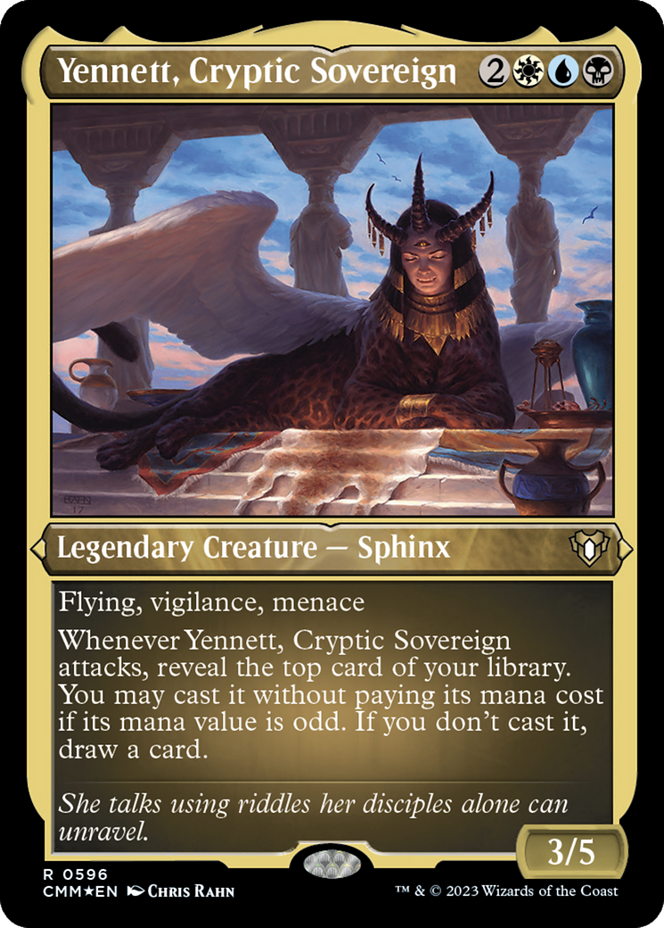 Yennett, Cryptic Sovereign (Foil Etched) [Commander Masters] | Jomio and Rueliete's Cards and Comics