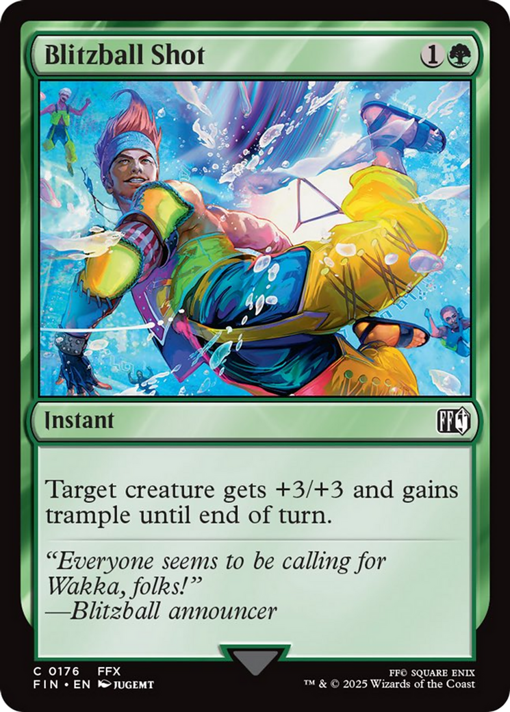 Blitzball Shot [FINAL FANTASY] | Jomio and Rueliete's Cards and Comics